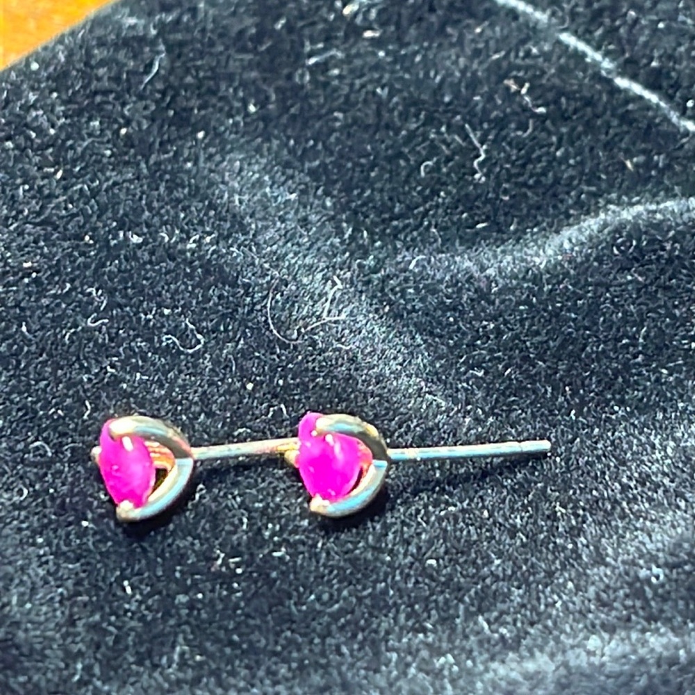 Ruby Earrings - Picture 2 of 5